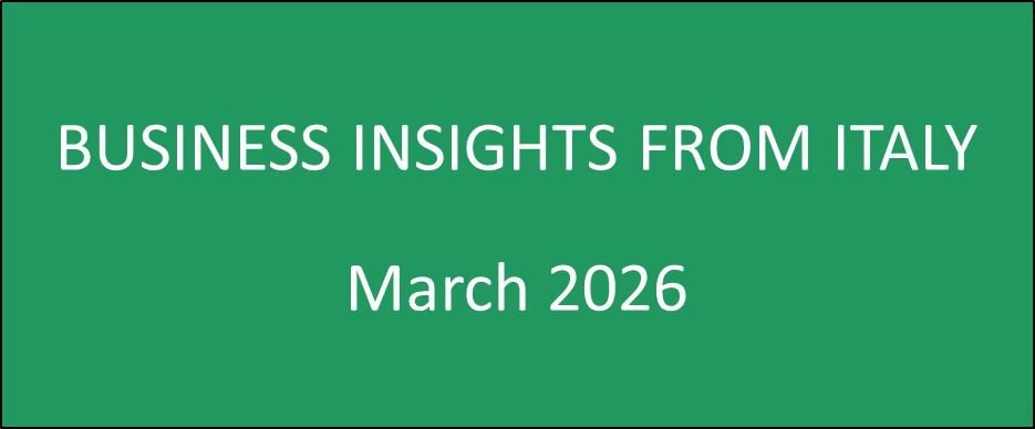 March 2026 Business Insights from Italy