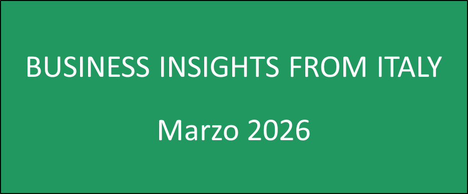 Marzo 2026 Business Insights dall'Italia